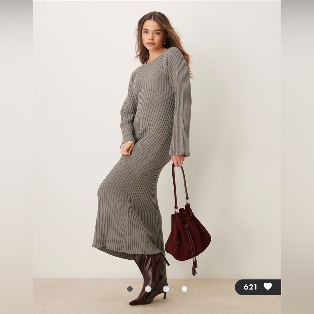 NWT ribbed maxi dress
